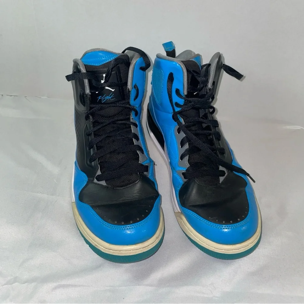 Jordan Flight Club 91 Blue Black White Mens Basketball Shoes Size 10.5